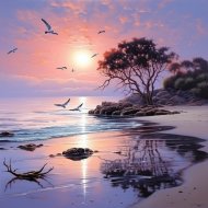 Tranquil Tides - Coastal Tranquility