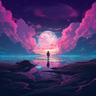 Paseos nocturnos en Lofi & Vibraciones de polvo de estrellas & Música instrumental para dormir - Melodías Relajantes Nocturnas De Lofi