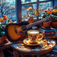 Coffee Jazz Melody - Train to the Mountains